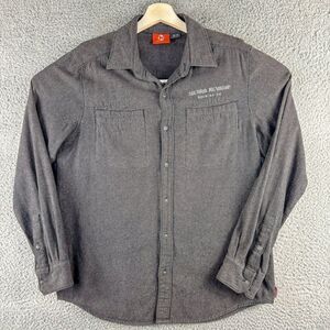Merrell Sierra Nevada Brewing Flannel Shirt‎ Mens Medium Gray Outdoor Lumberjack